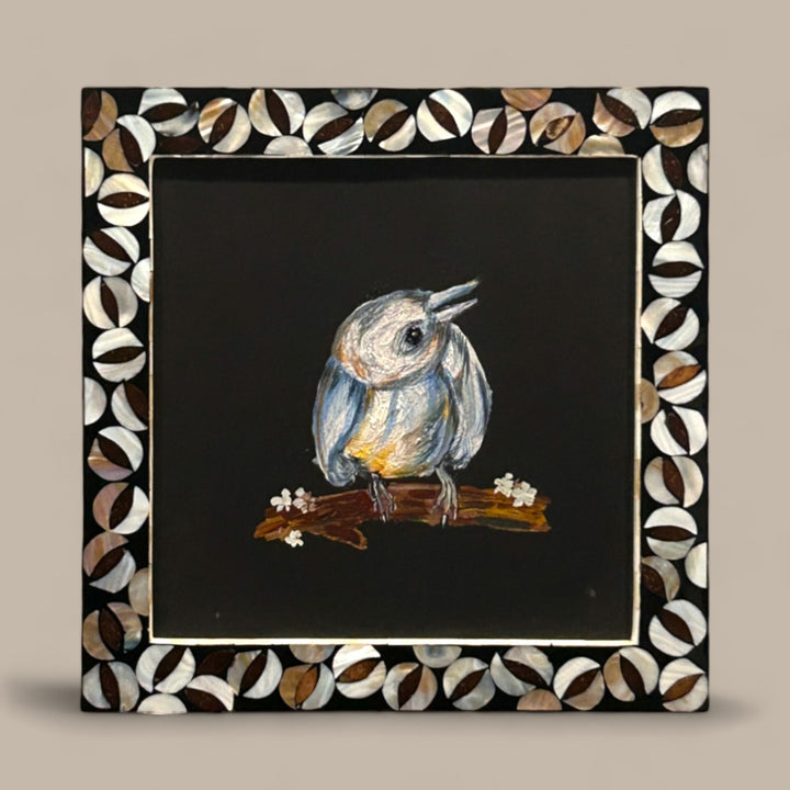 MOP Frame with Song Bird