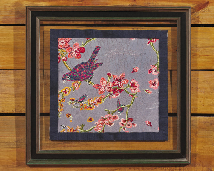 Song Bird Embroidery Art