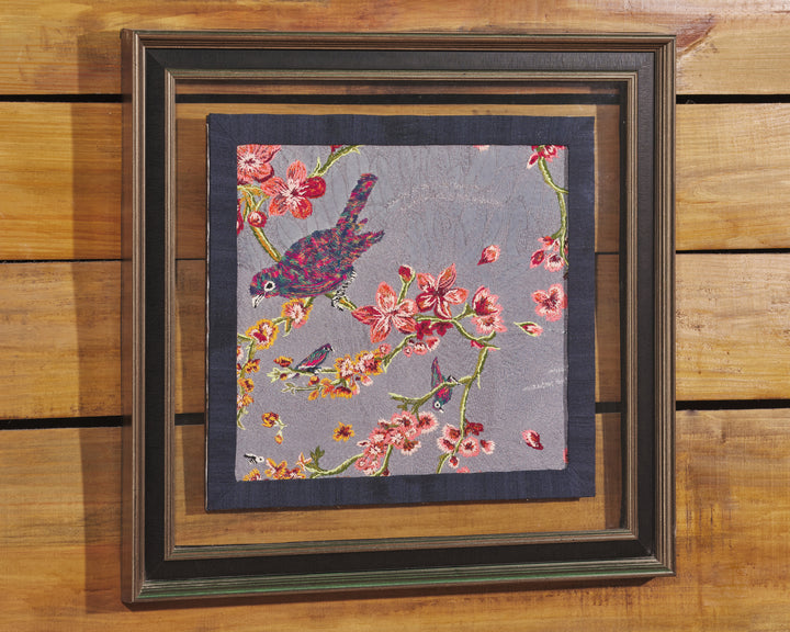Song Bird Embroidery Art