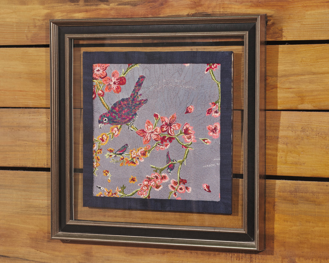 Song Bird Embroidery Art