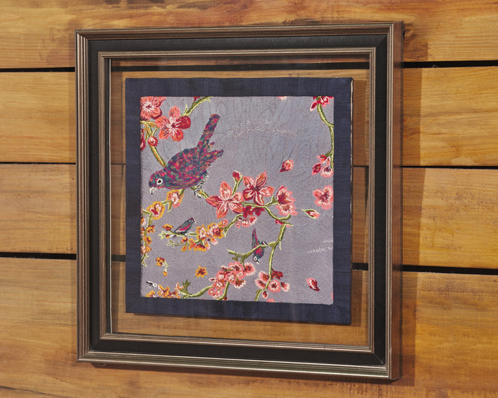 Song Bird Embroidery Art