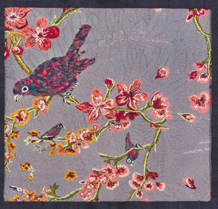 Song Bird Embroidery Art