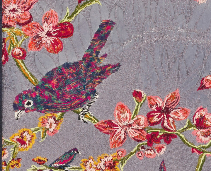 Song Bird Embroidery Art