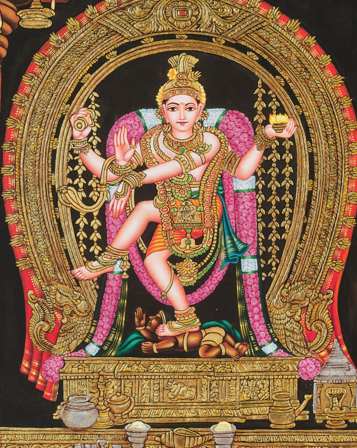 Nataraja with Parvati Mysore Art