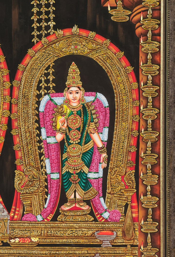 Nataraja with Parvati Mysore Art