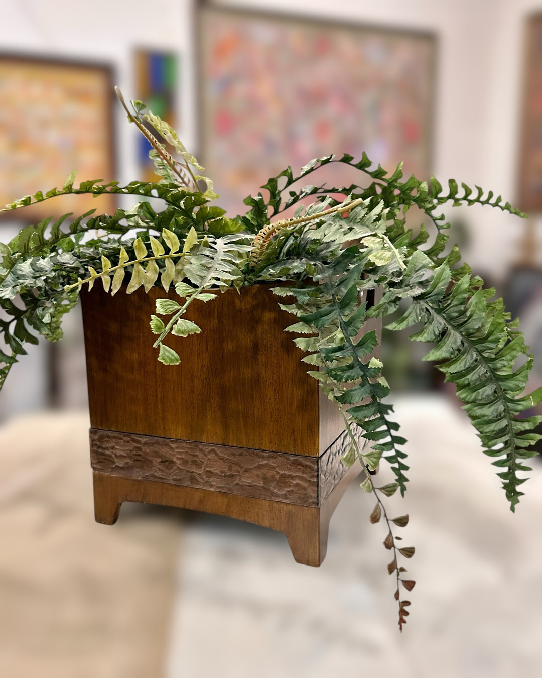 Wooden Patti Planter