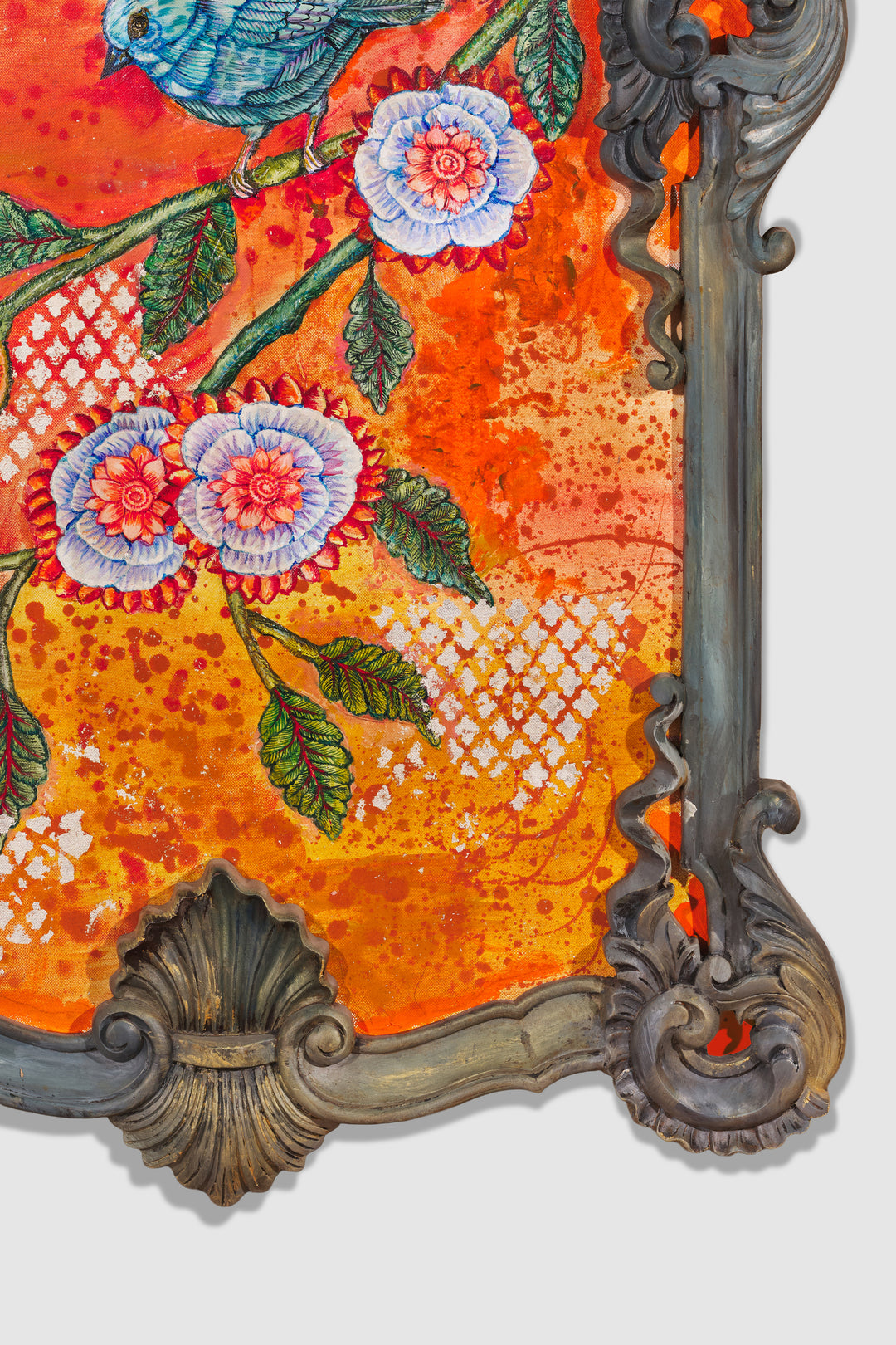 Victorian Frame with Song Bird