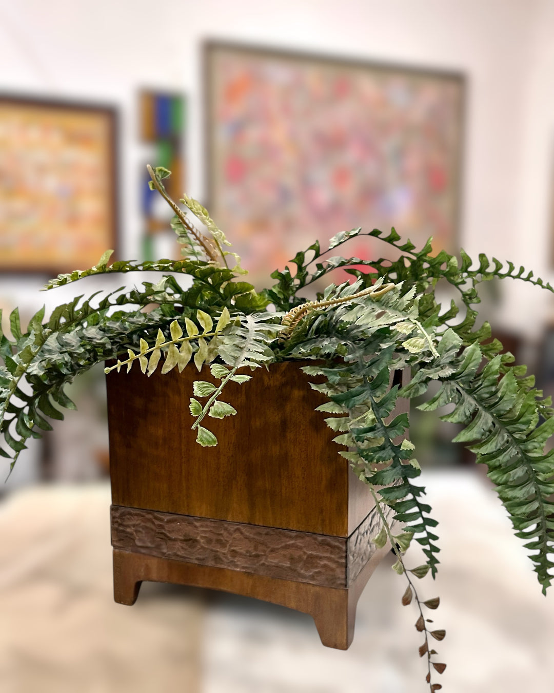 Wooden Patti Planter