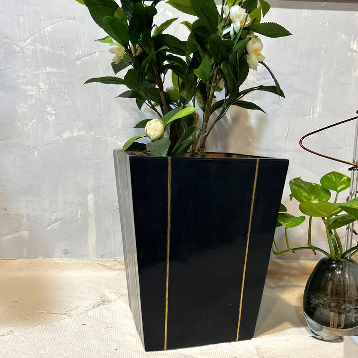 Wooden Bin / Planter Black