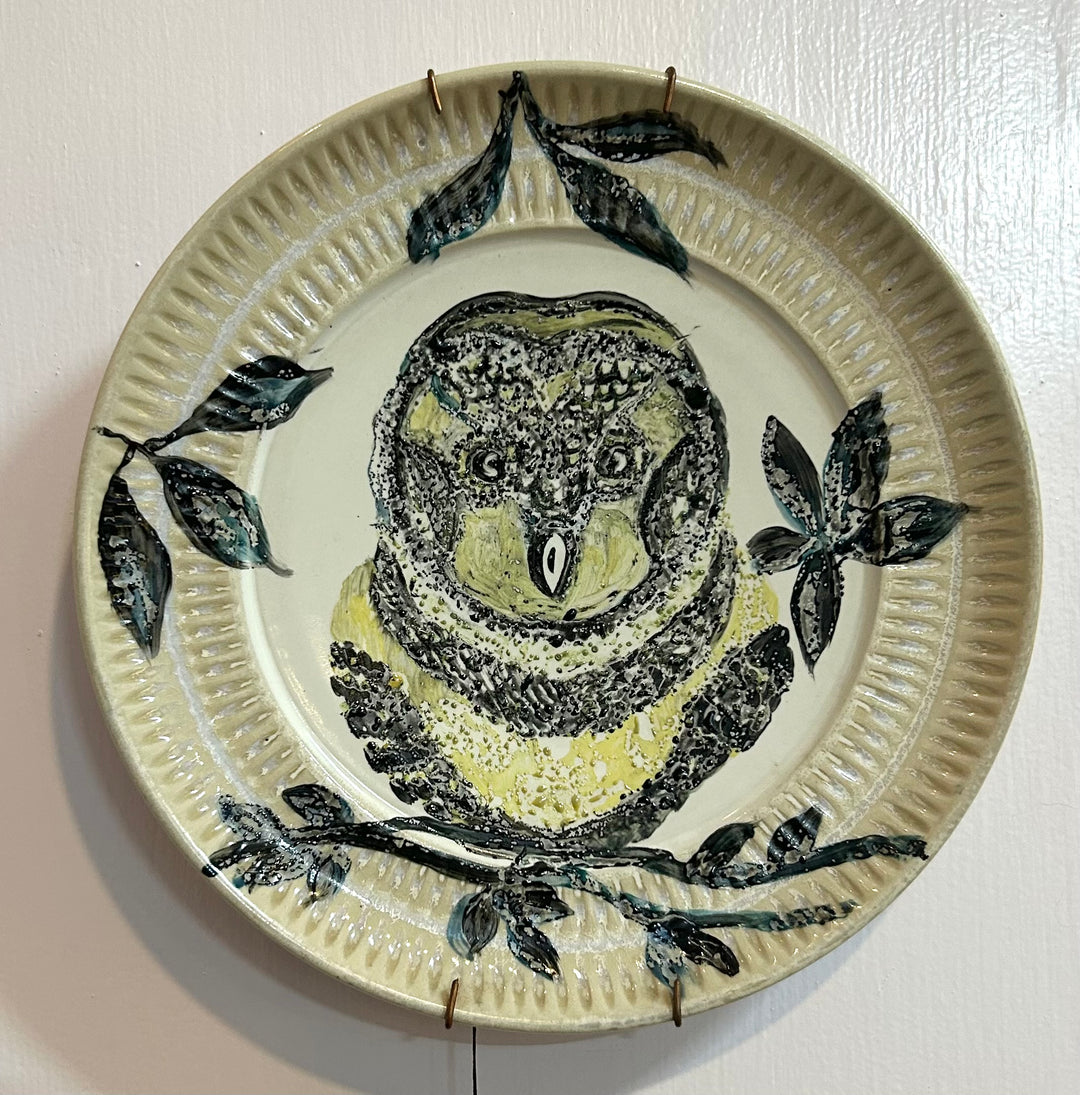 Ceramic wall plates, gift, dining room decor