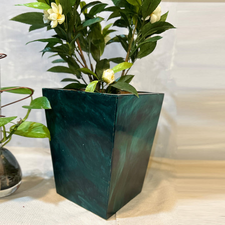 Luxe Bin / Planter - Rich Green