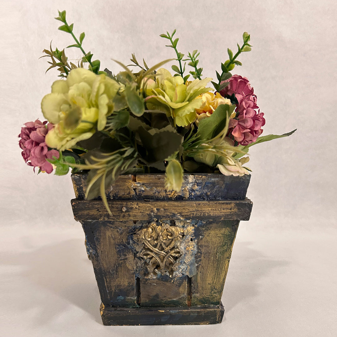 Wooden Planter with Arrangement Design- 2