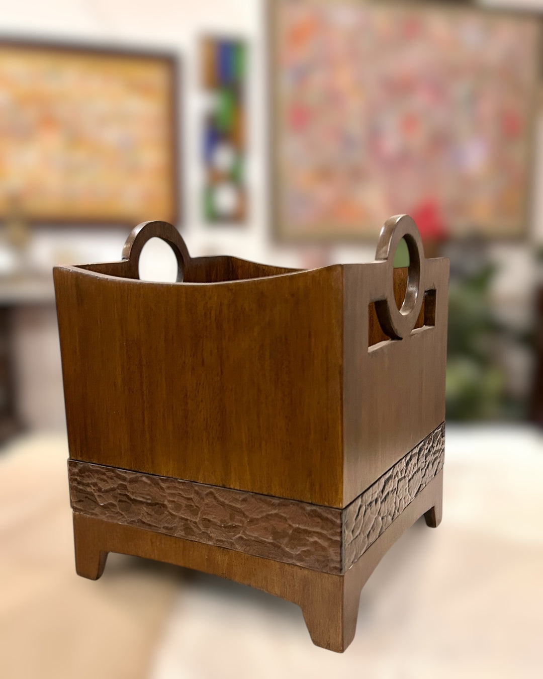 Wooden Patti Planter