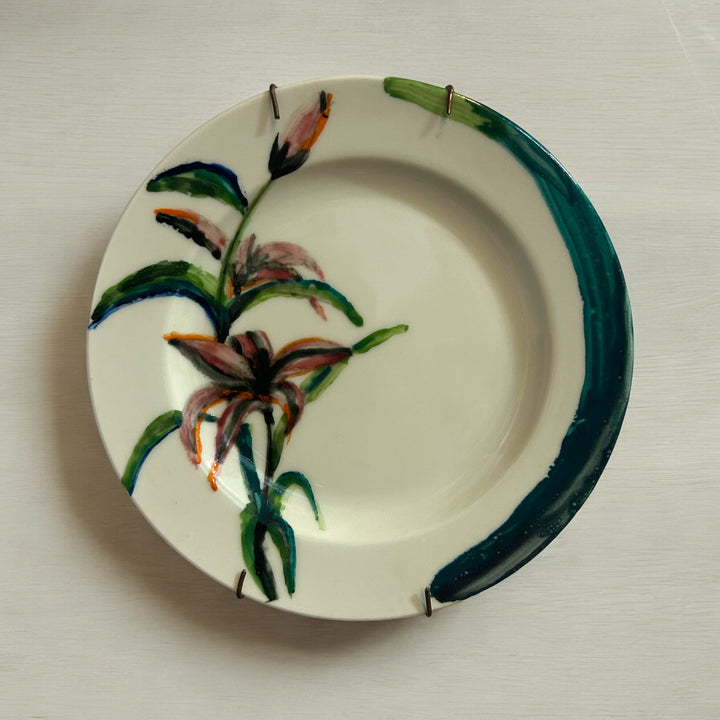 Ceramic Botanical Platter Design 4