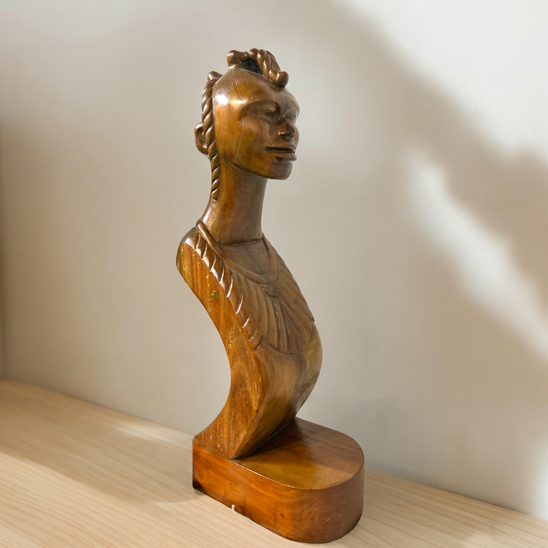 Wooden statue