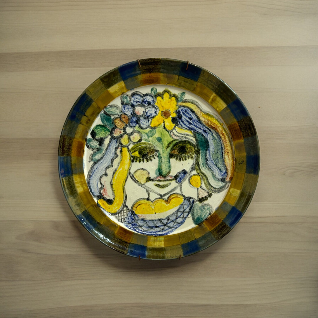 ceramic platters for wall decor and serving