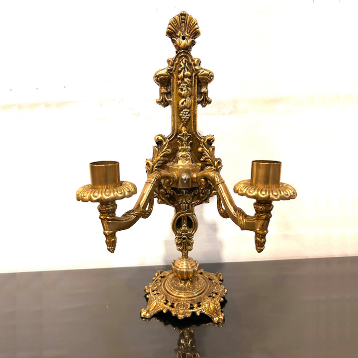 Victorian Brass Candle Holder Design - 1