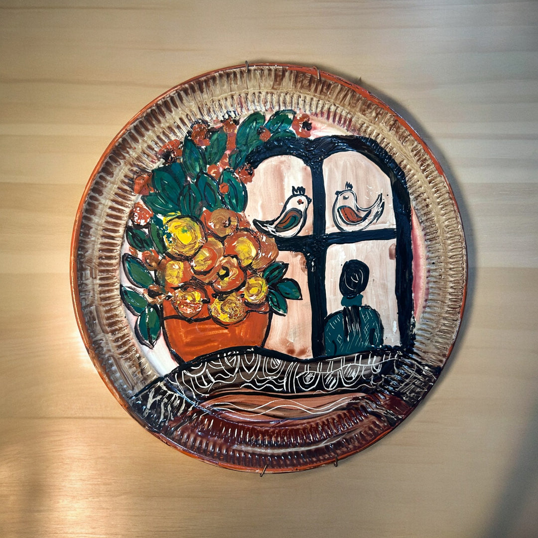 ceramic plates for wall decor and serving