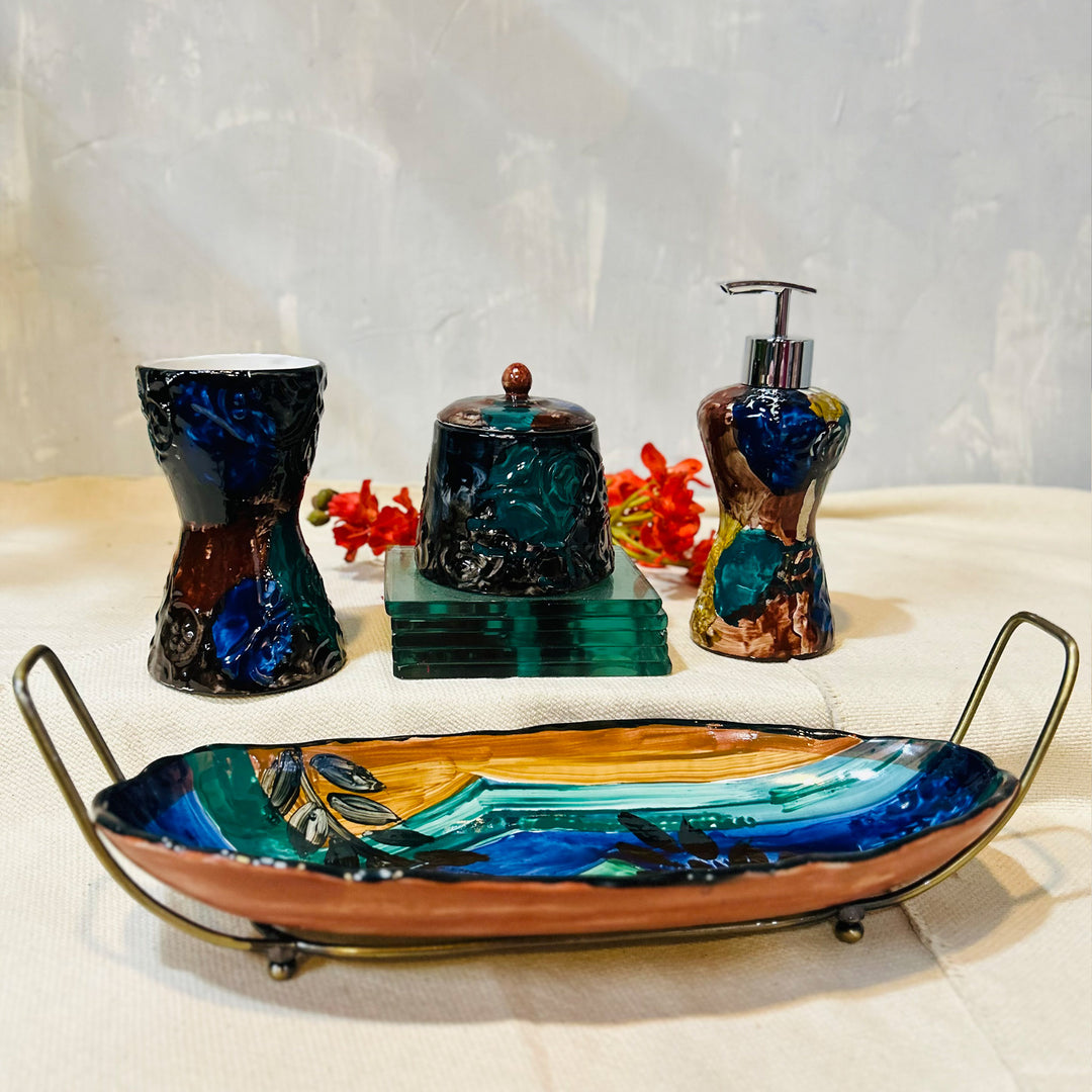 Van Gogh Bath Set Design -1 /Set of 4