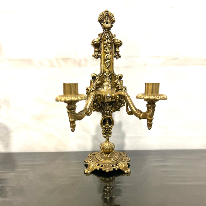 Victorian Brass Candle Holder Design - 1