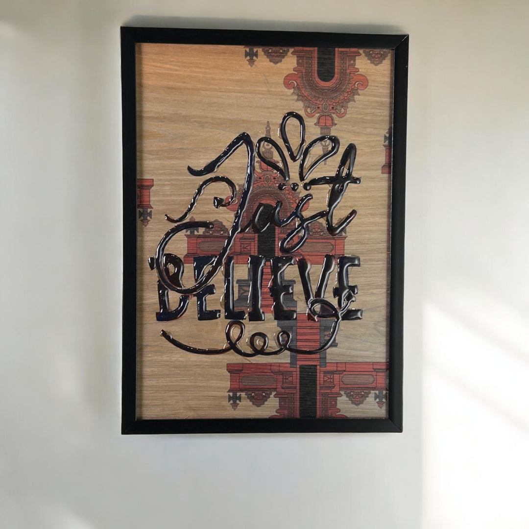 handmade motivational quote, wall decor 