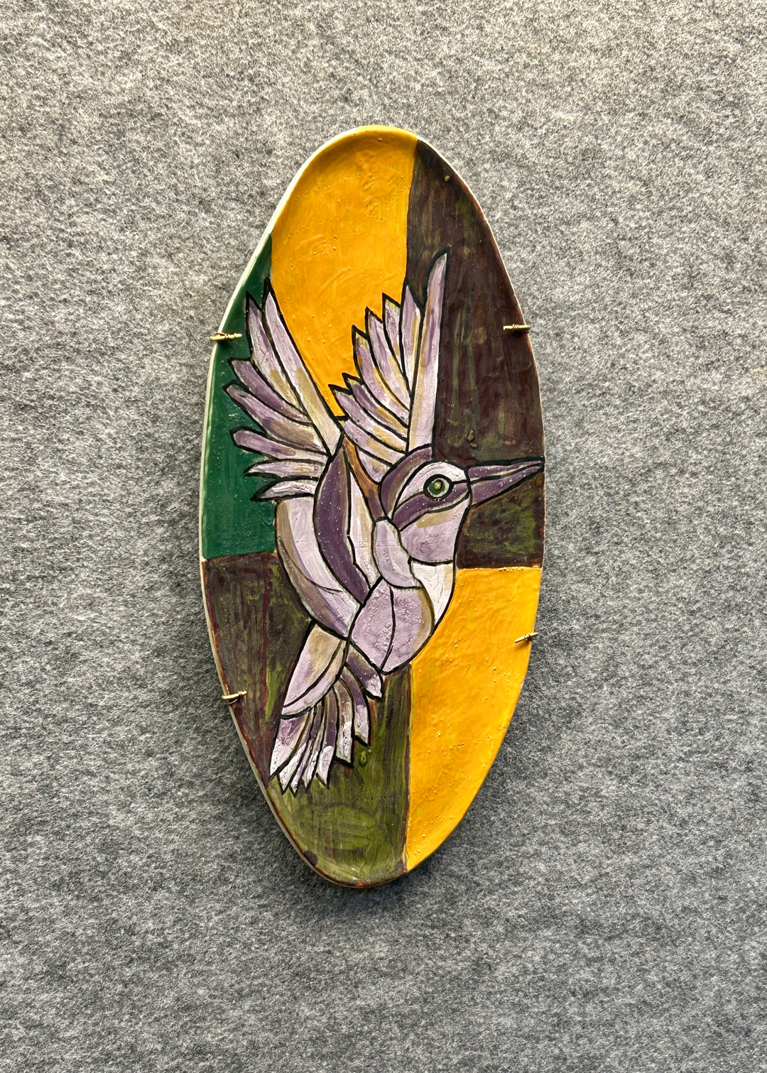 Bird Art Wall Plate 1