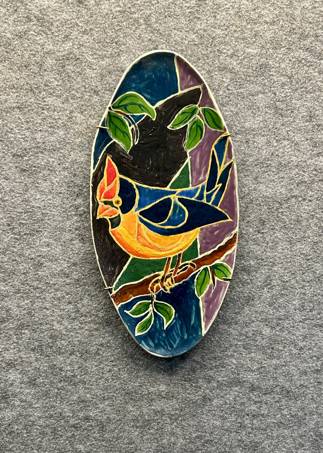 Bird Art Wall Plate 5