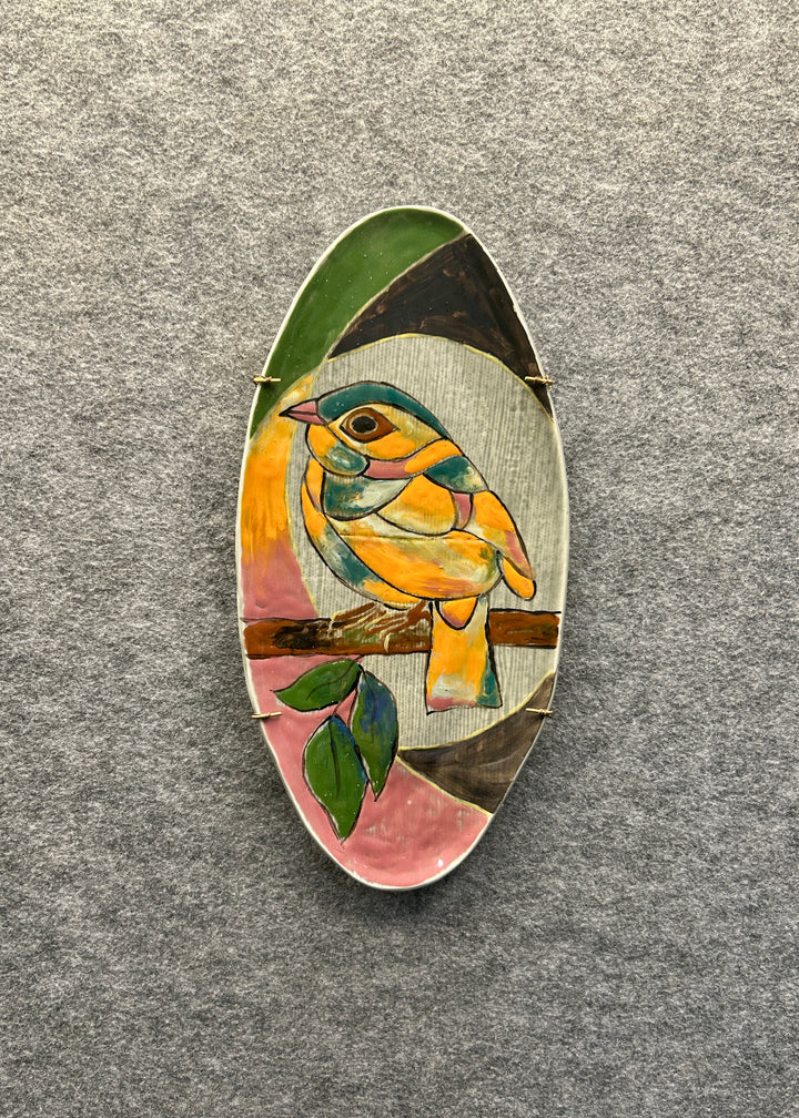 Bird Art Wall Plate 2