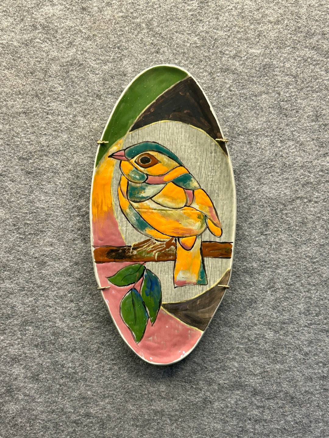 Bird Art Wall Plate 2