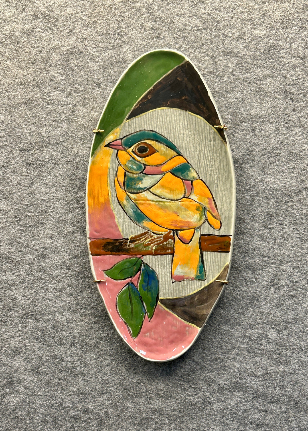 Bird Art Wall Plate 2
