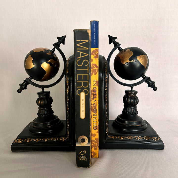 Book end, globe decor, corporate gift, den decor