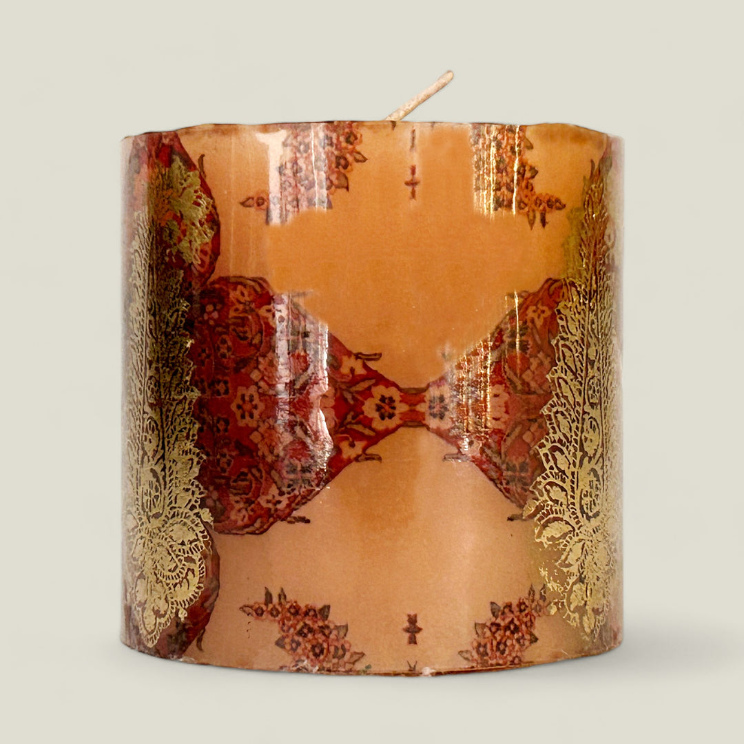 Mughal Pillar Candle Design 6