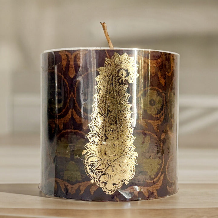 Mughal Pillar Candle Design 8