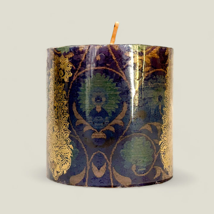 Mughal Pillar Candle Design 9