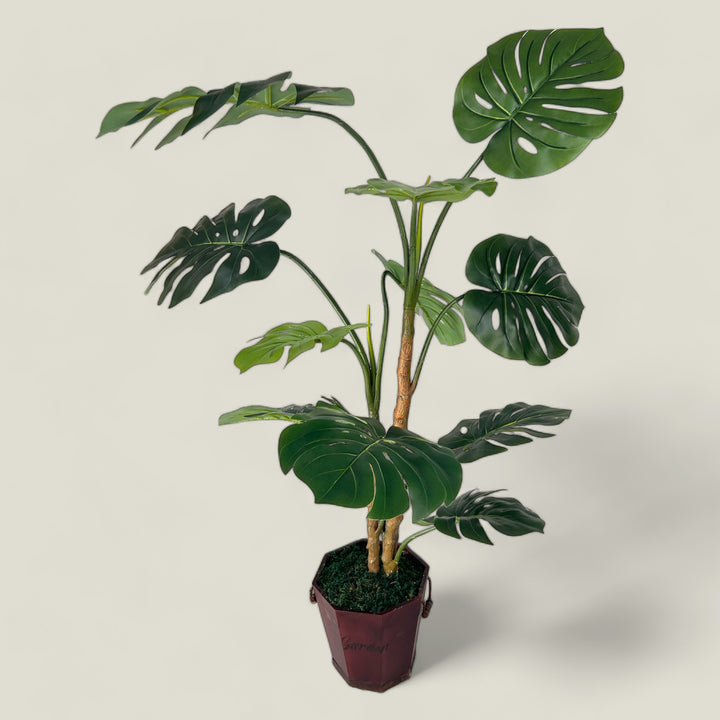 Faux Monstera Medium