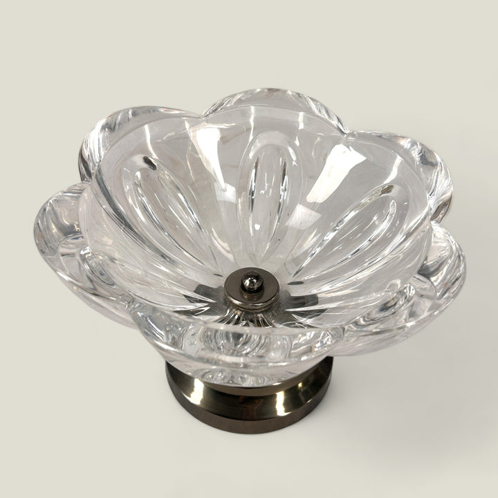 Decor Glass Bowl on Metal Stand