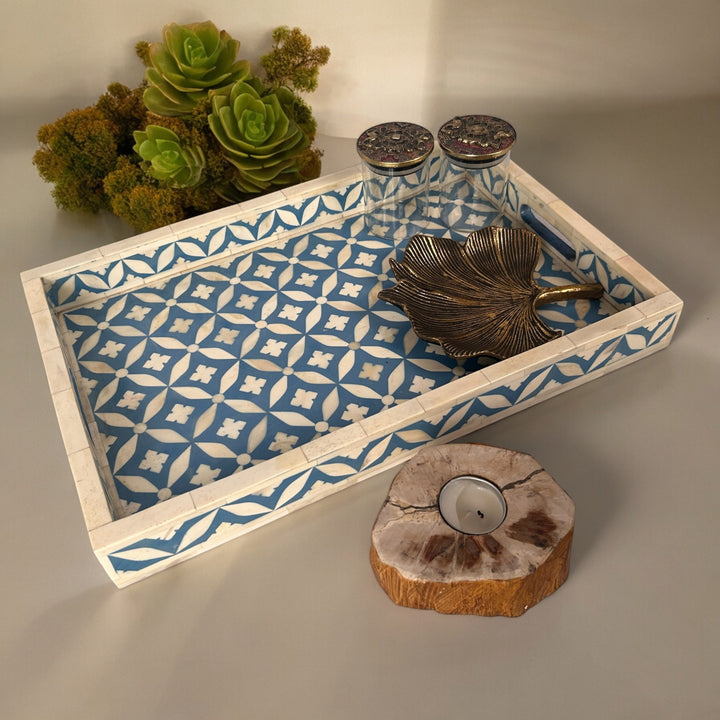 Bone Inlay Serving Tray (M) Design -1