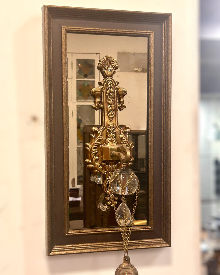 Brass Bell With Mirror Frame