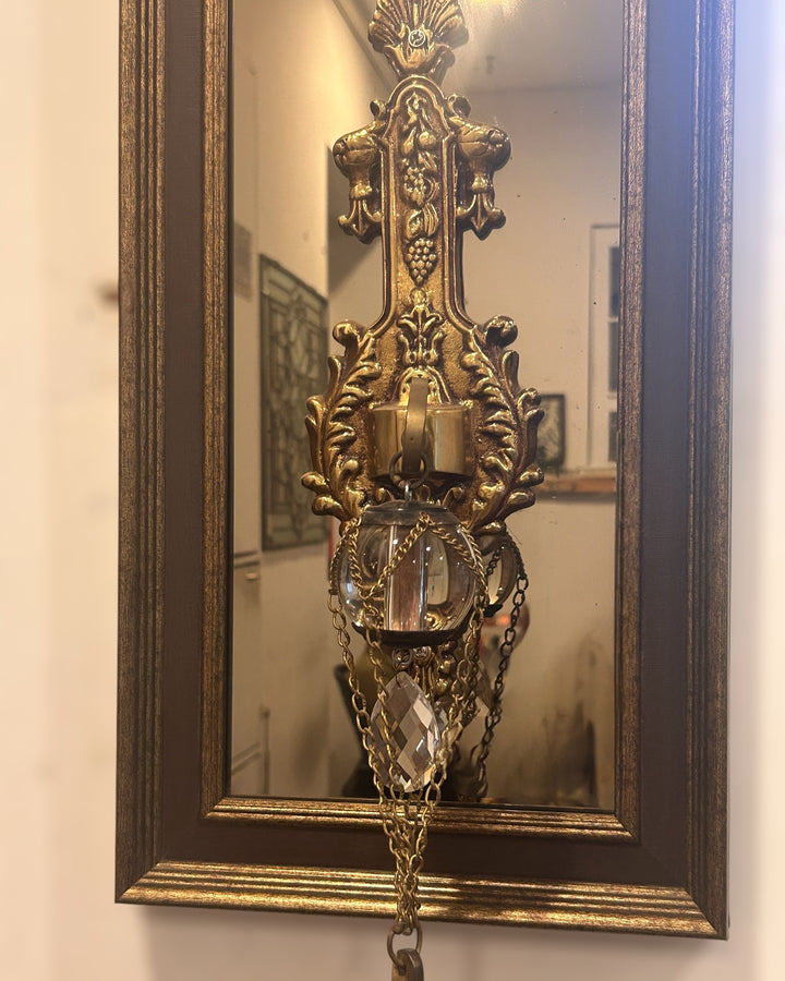 Brass Bell With Mirror Frame