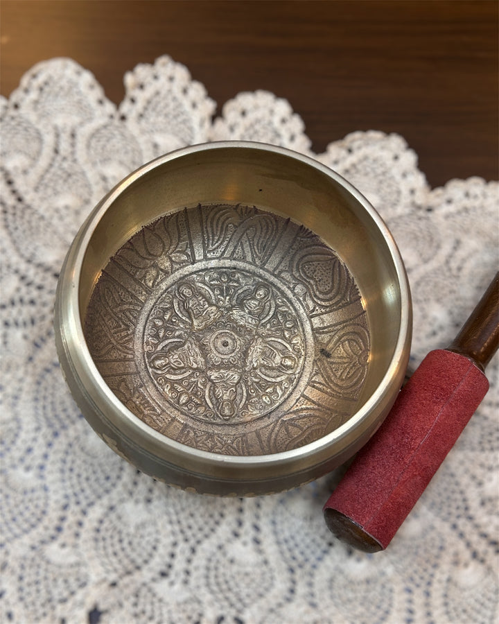 Tibetan Singing Bowl Design 6