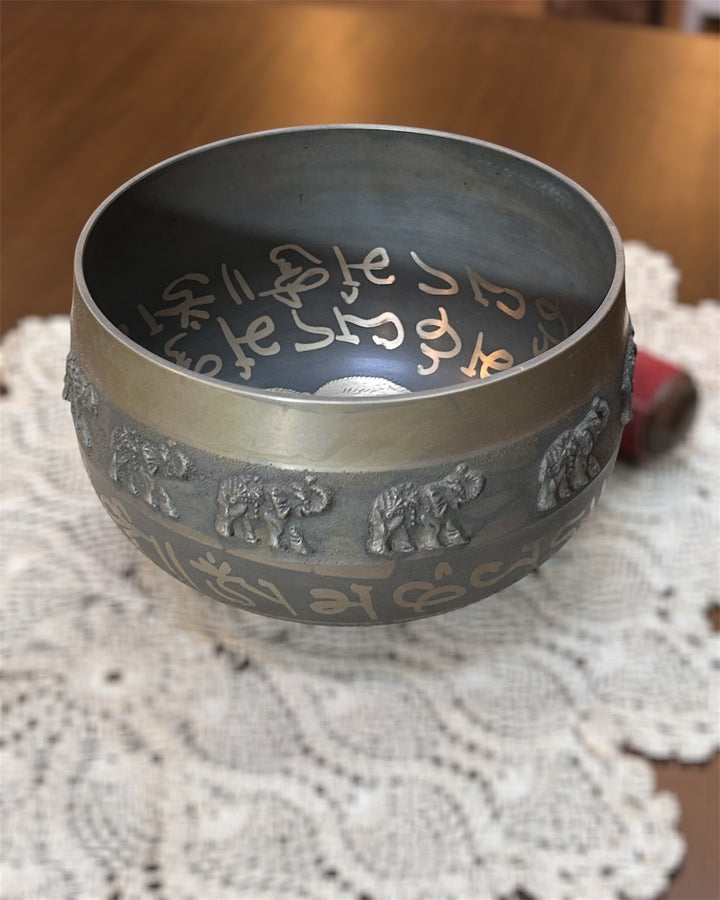 Tibetan Singing Bowl Design 5