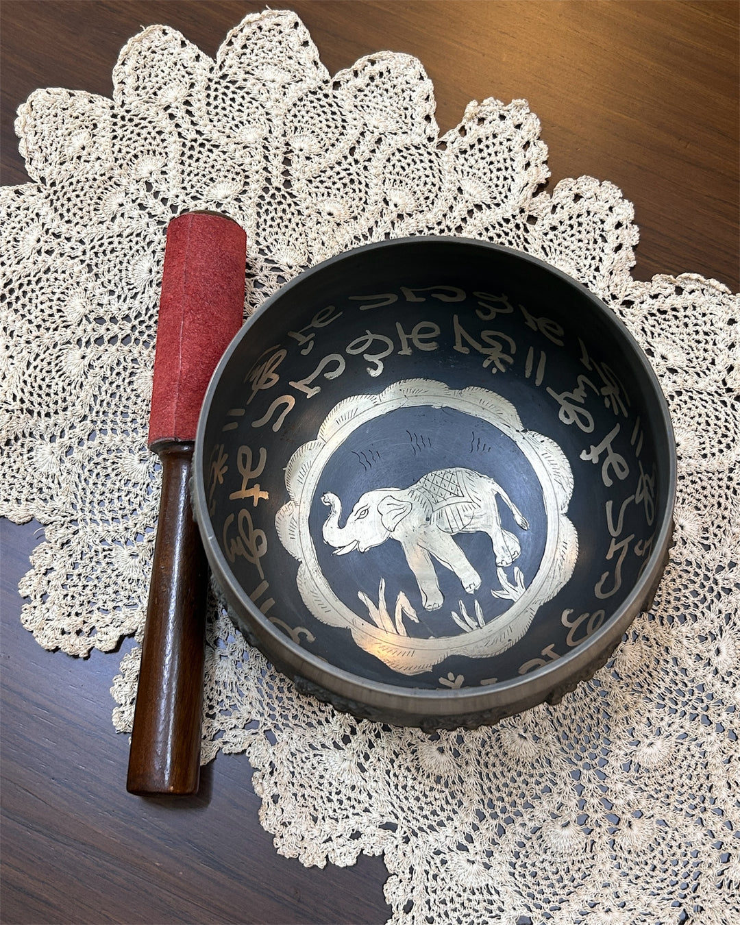 Tibetan Singing Bowl Design 5