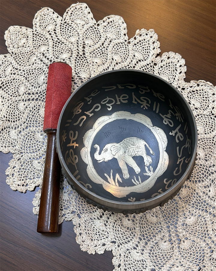 Tibetan Singing Bowl Design 5