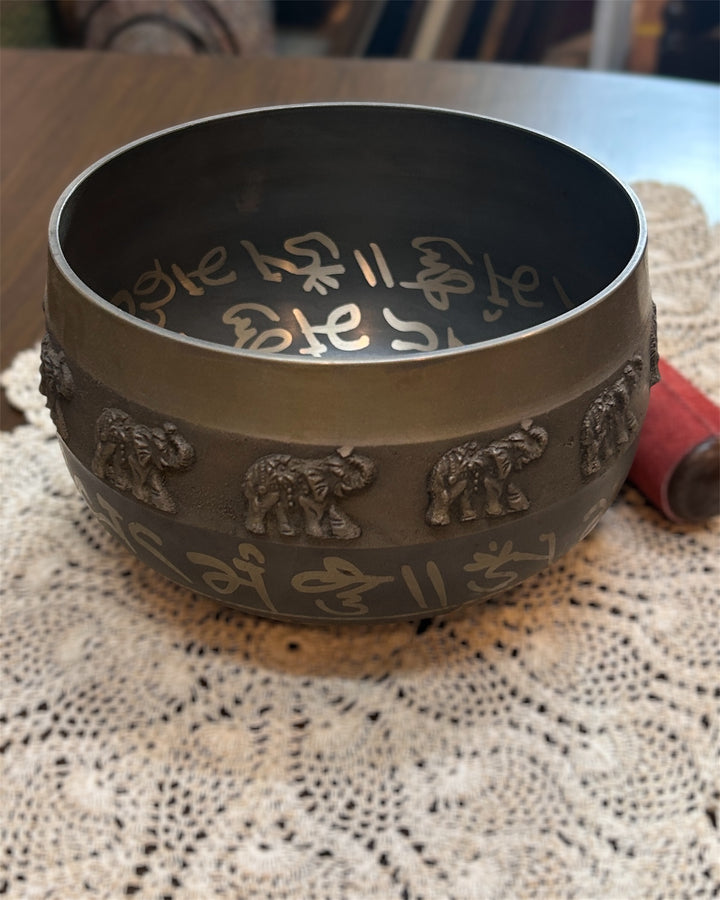 Tibetan Singing Bowl Design 5
