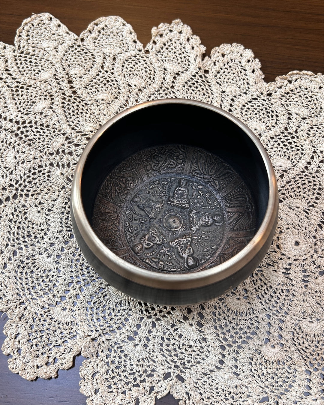 Tibetan Singing Bowl Design 4