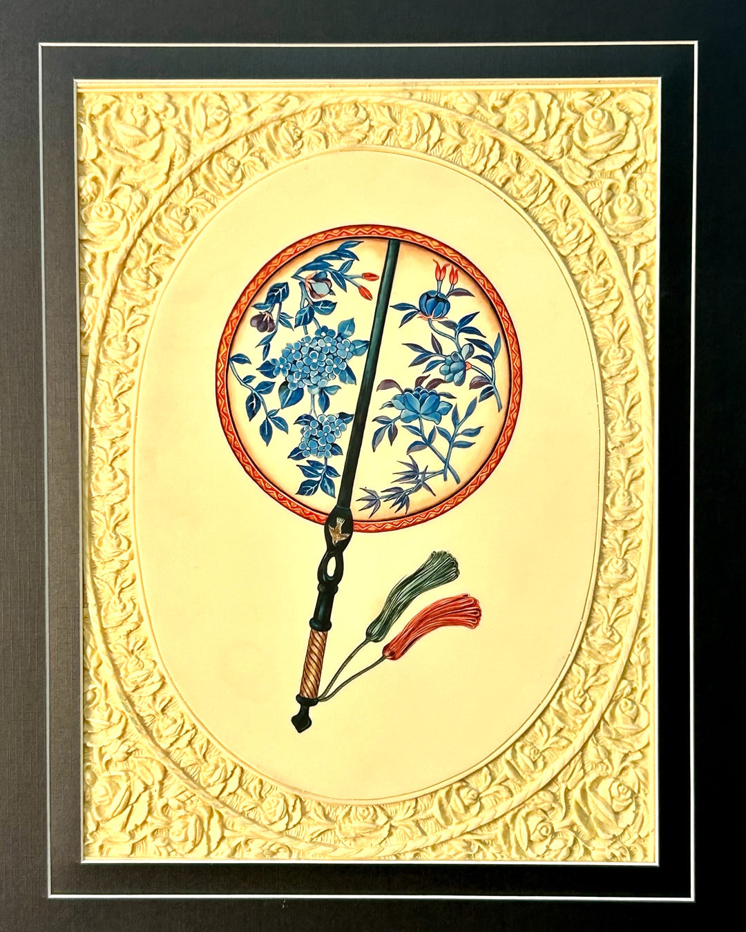 Ivory Fan Painting 3