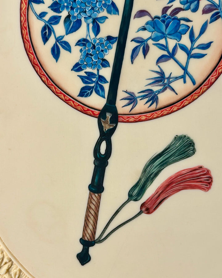 Ivory Fan Painting 3