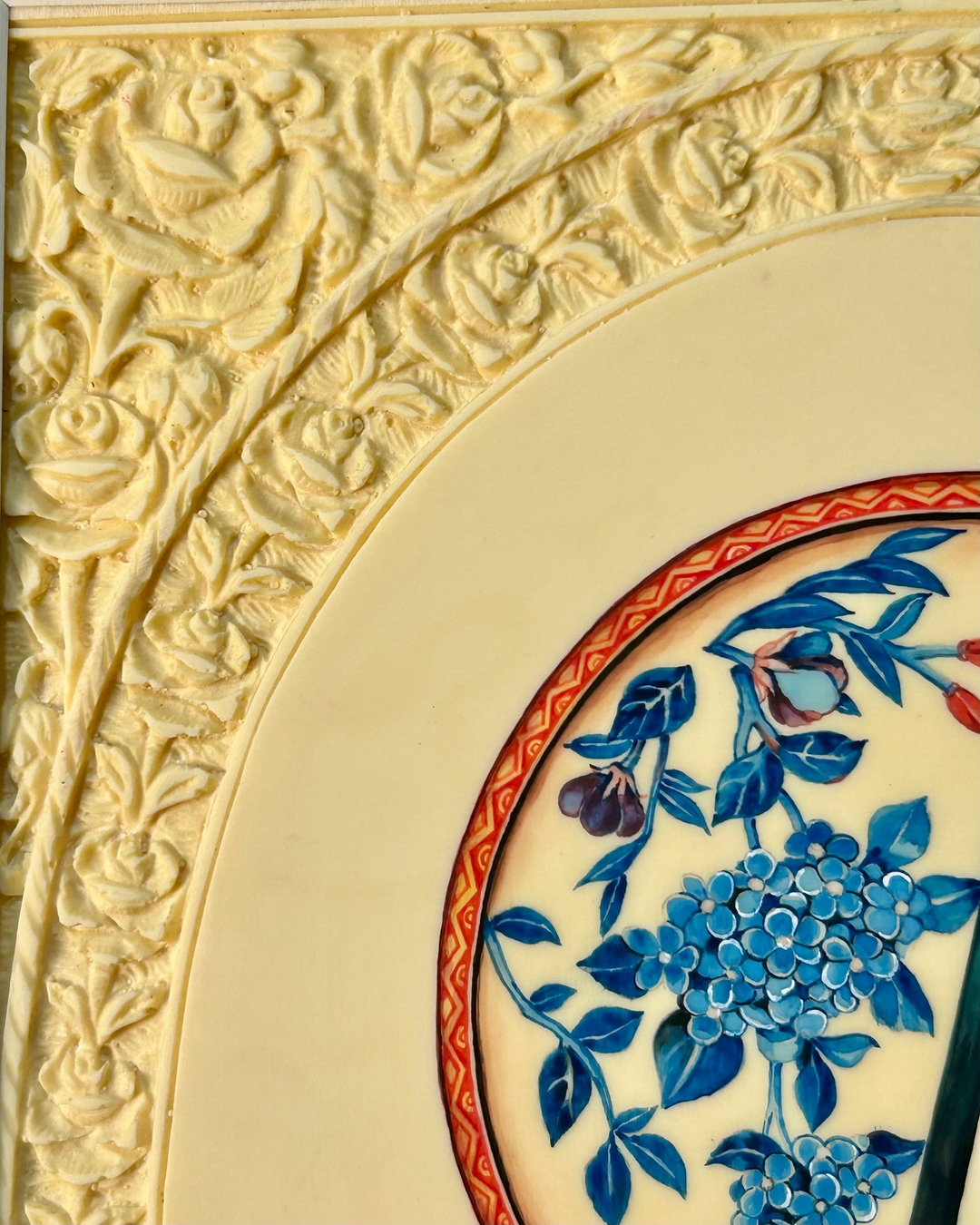 Ivory Fan Painting 3