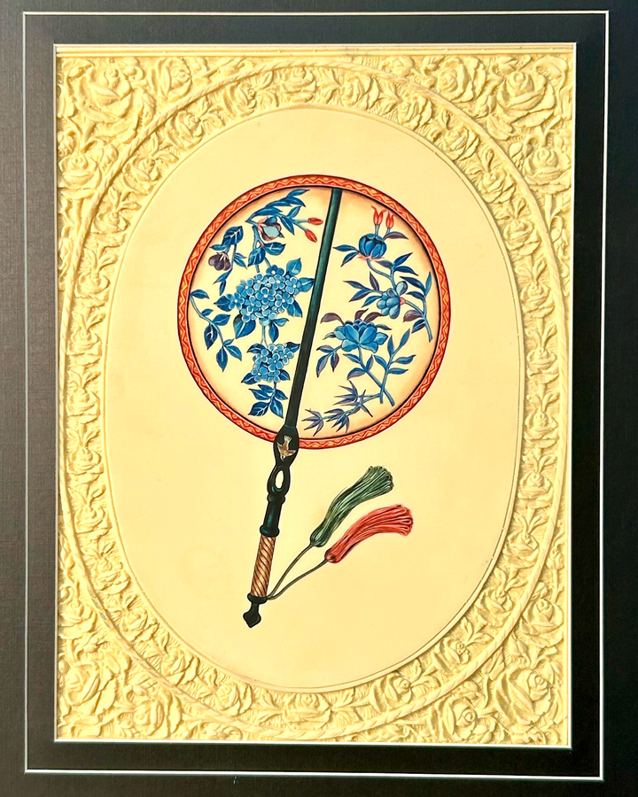 Ivory Fan Painting 3