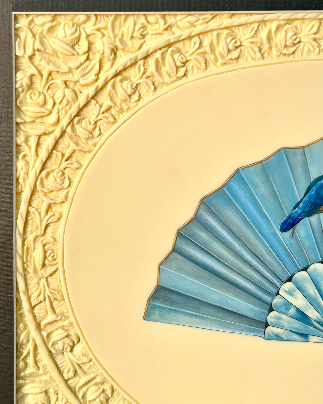 Ivory Fan painting 2